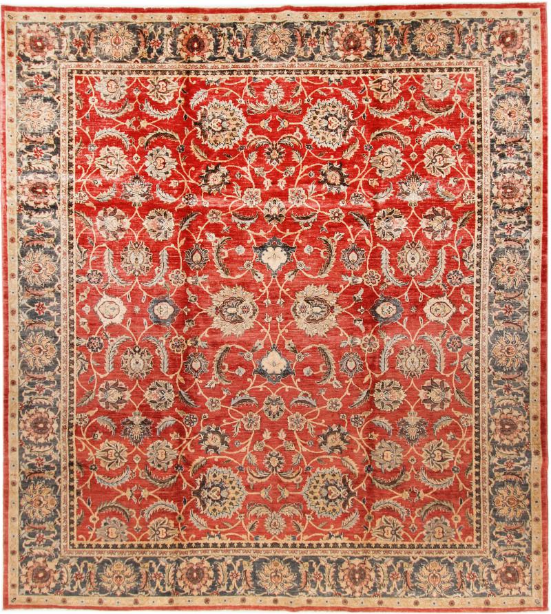Pakistani rug Ziegler Farahan 9'5"x8'6" 9'5"x8'6", Persian Rug Knotted by hand