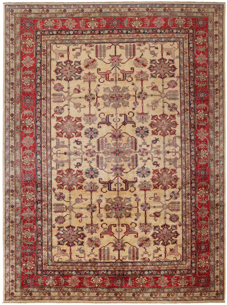 Afghan rug Super Kazak 366x278 366x278, Persian Rug Knotted by hand