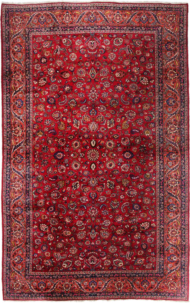 Persian Rug Mashhad 15'11"x9'10" 15'11"x9'10", Persian Rug Knotted by hand