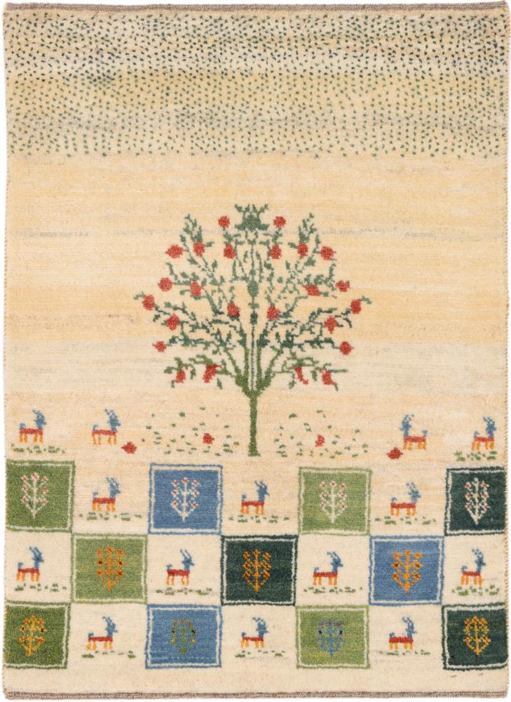 Perzisch tapijt Perzisch Gabbeh 3'9"x2'9" 3'9"x2'9", Perzisch tapijt Handgeknoopte