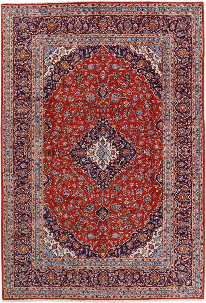 Persisk tæppe Keshan 304x211 304x211, Persisk tæppe Knyttet i hånden