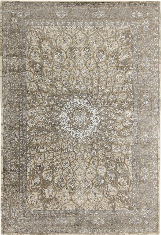 インドのカーペット Sadraa 9'11"x6'9" 9'11"x6'9",  ペルシャ絨毯 手織り