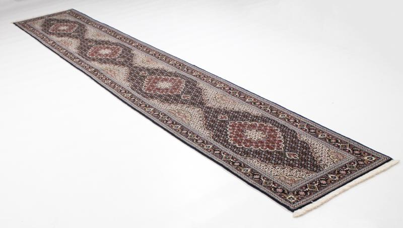 Tappeto persiano Tabriz 50Raj 13'0"x2'2" 13'0"x2'2", Tappeto persiano Annodato a mano