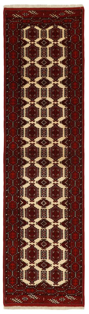 Persialainen matto Turkaman 297x83 297x83, Persialainen matto Solmittu käsin