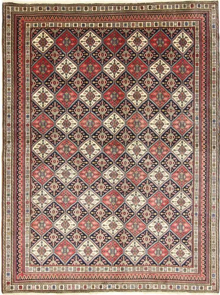 Perzisch tapijt Afshar 254x184 254x184, Perzisch tapijt Handgeknoopte