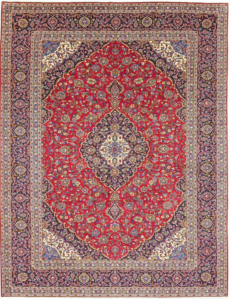 Persisk matta Keshan 401x309 401x309, Persisk matta Knuten för hand