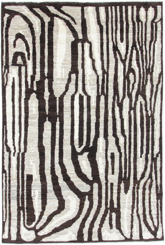 Afghanischer Teppich Berber Ela Design 303x199 303x199, Perserteppich Handgeknüpft