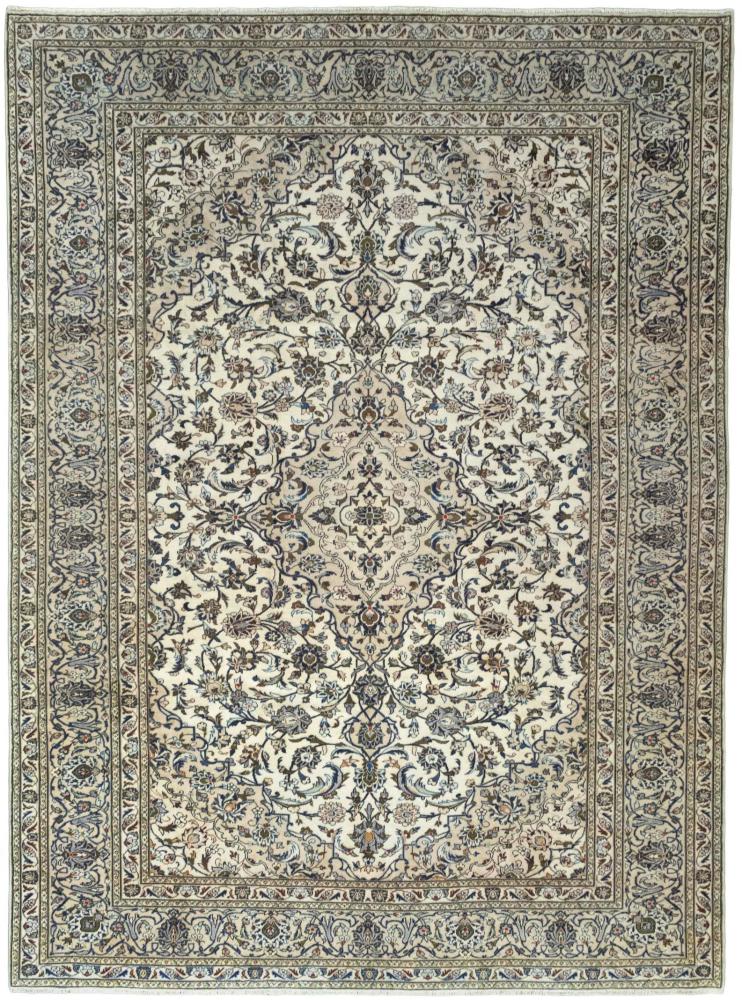 Tapis persan Kashan 397x292 397x292, Tapis persan Noué à la main