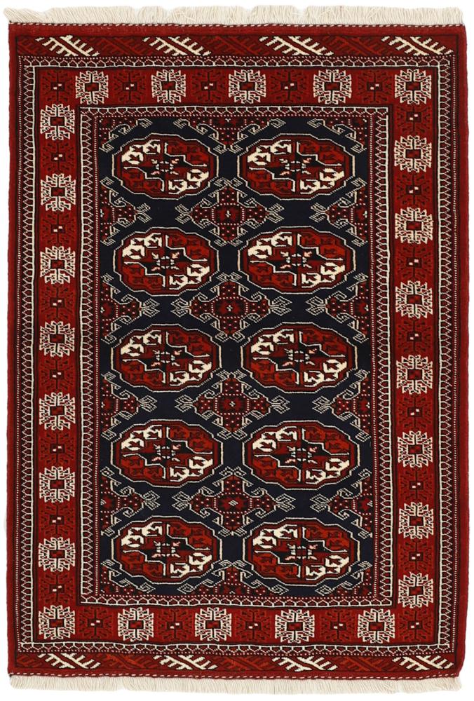 Περσικό χαλί Turkaman 143x101 143x101, Περσικό χαλί Οι κόμποι έγιναν με το χέρι