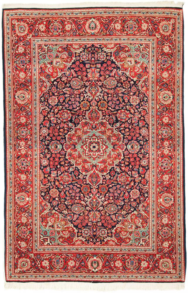 Persian Rug Keshan Antique 6'8"x4'4" 6'8"x4'4", Persian Rug Knotted by hand