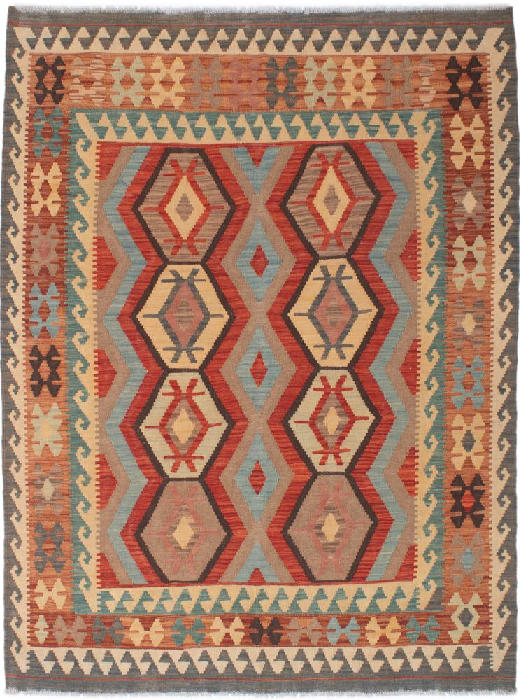 Pakistaans tapijt Kilim Afghan 199x151 199x151, Perzisch tapijt Handgeweven