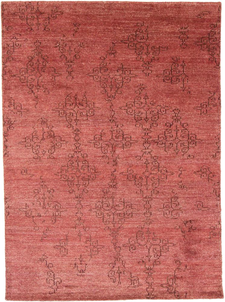Indo rug Sadraa 7'7"x5'7" 7'7"x5'7", Persian Rug Knotted by hand