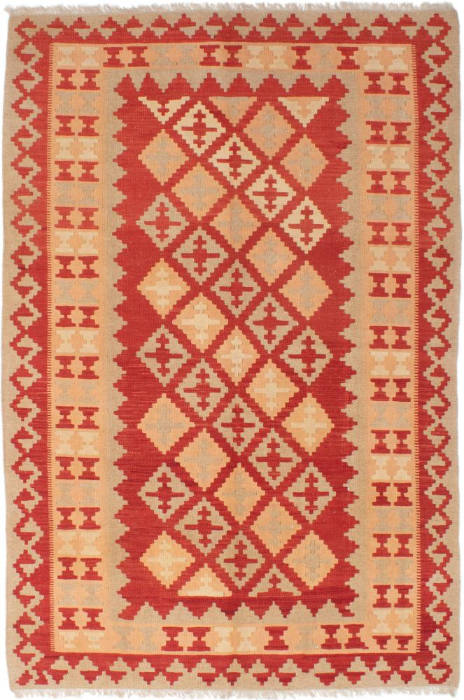  ペルシャ絨毯 キリム Fars 8'0"x5'3" 8'0"x5'3",  ペルシャ絨毯 手織り
