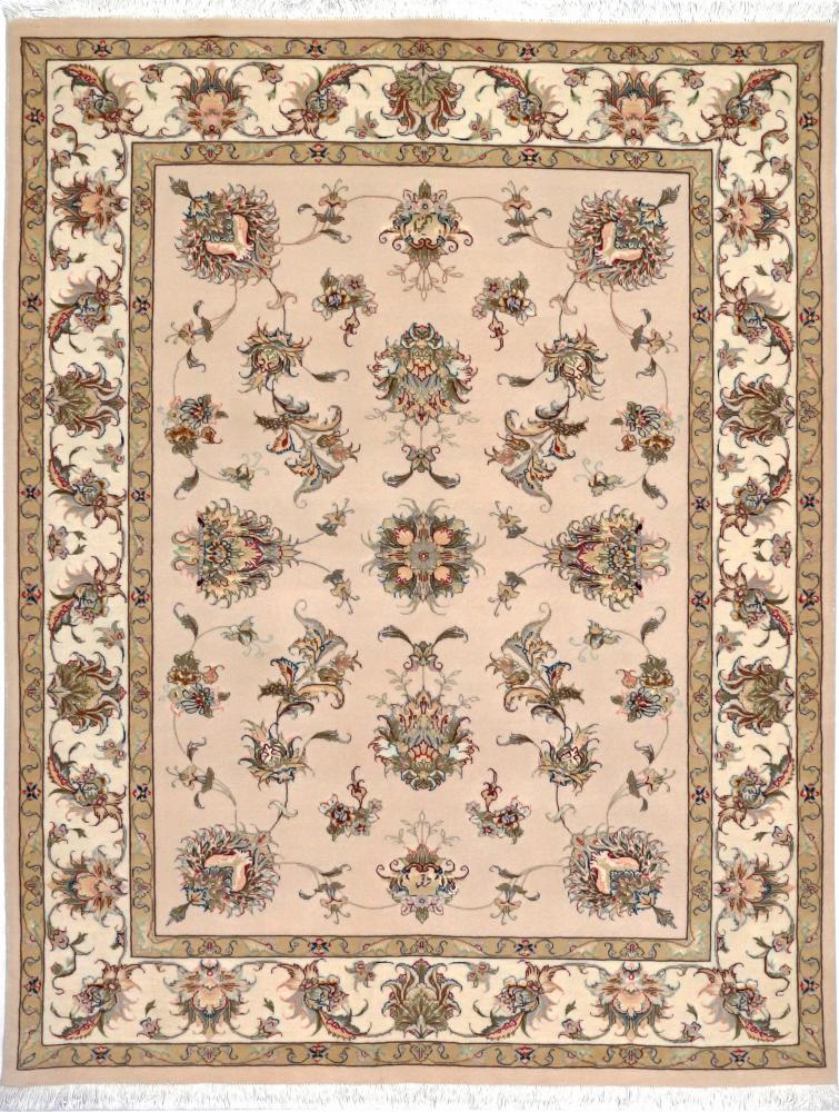Persian Rug Tabriz 6'5"x4'10" 6'5"x4'10", Persian Rug Knotted by hand