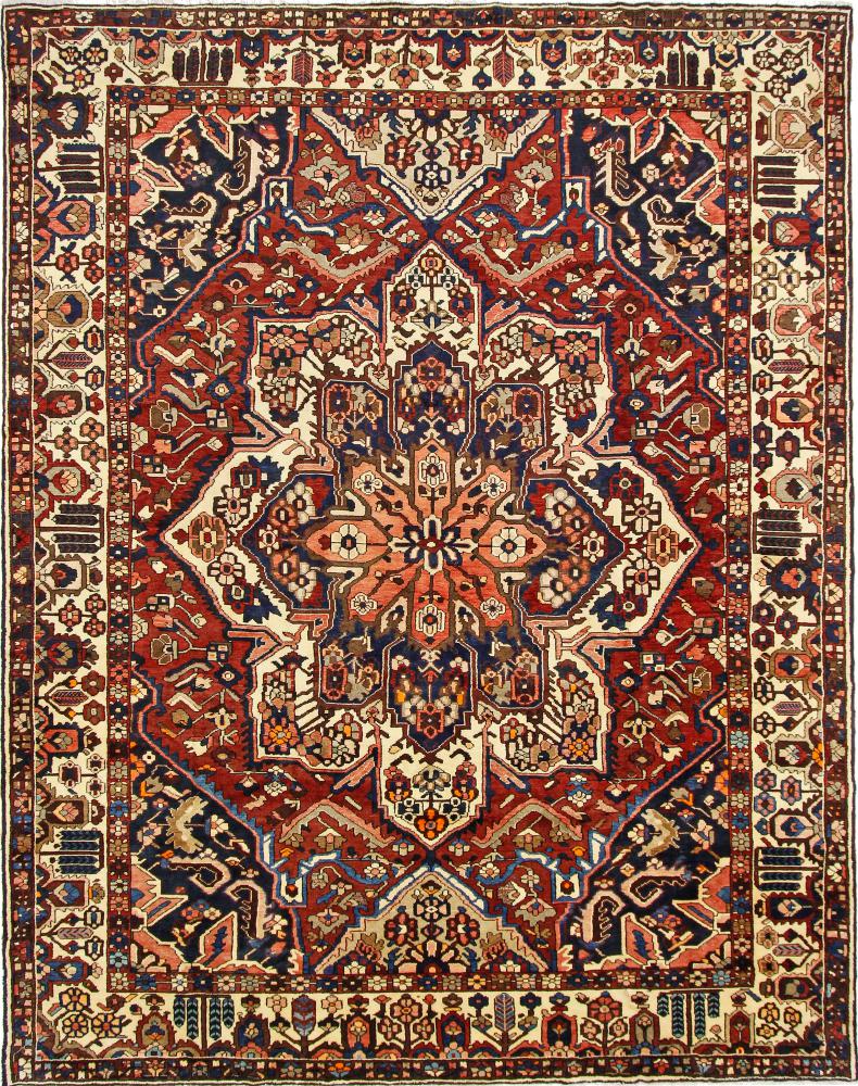 Persian Rug Bakhtiari 11'5"x8'10" 11'5"x8'10", Persian Rug Knotted by hand