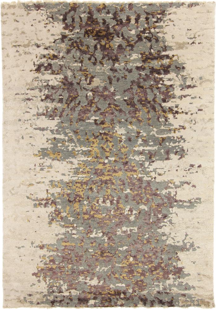 インドのカーペット Sadraa 7'10"x5'6" 7'10"x5'6",  ペルシャ絨毯 手織り