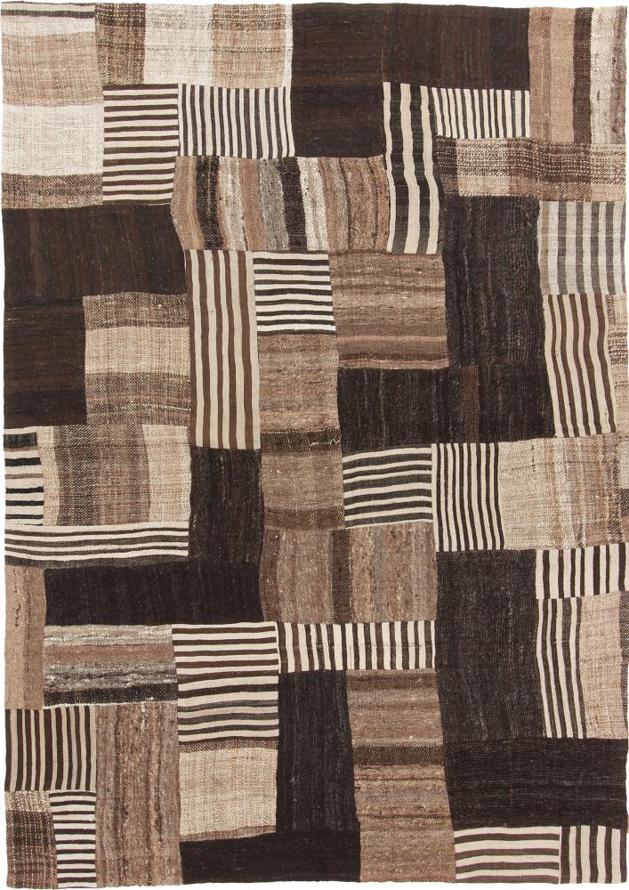 Persisk teppe Kelim Fars Patchwork 243x172 243x172, Persisk teppe Handwoven 
