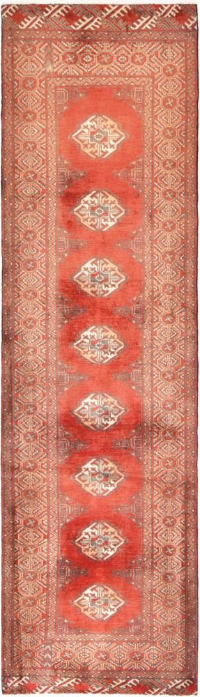Persian Rug Turkaman 9'1"x2'7" 9'1"x2'7", Persian Rug Knotted by hand