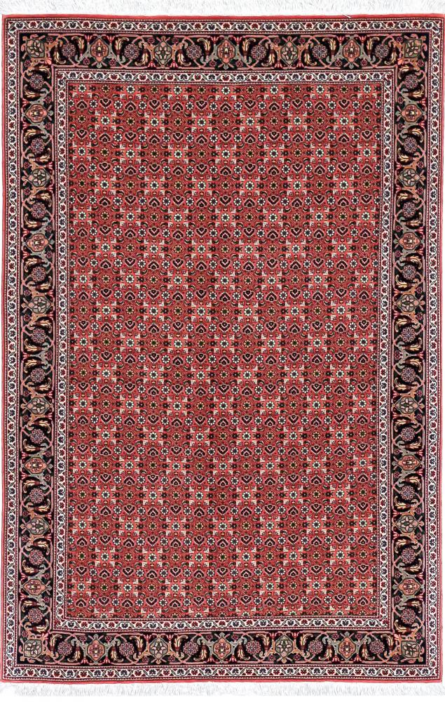 Persian Rug Tabriz Mahi 50Raj 4'11"x3'5" 4'11"x3'5", Persian Rug Knotted by hand