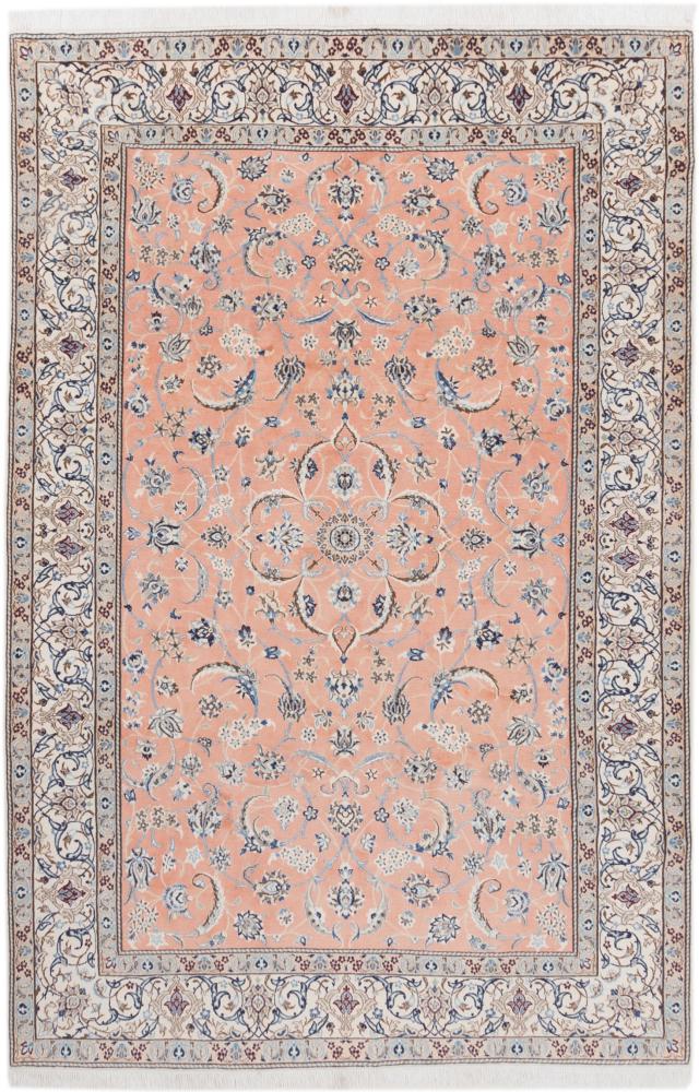 Tapis persan Naïn 9La 10'3"x6'9" 10'3"x6'9", Tapis persan Noué à la main