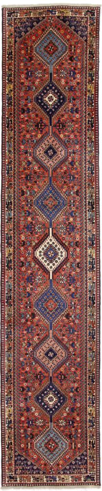 Tapis persan Yalameh 382x79 382x79, Tapis persan Noué à la main