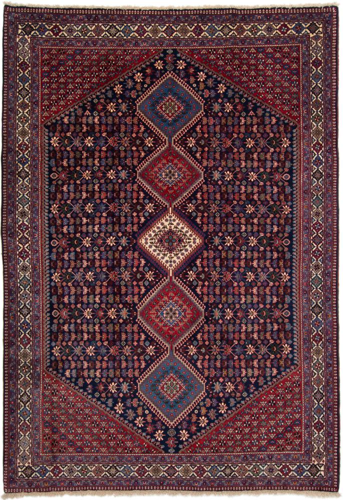 Persian Rug Yalameh 10'0"x6'10" 10'0"x6'10", Persian Rug Knotted by hand