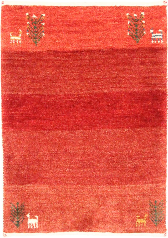 Persian Rug Persian Gabbeh Loribaft 2'9"x1'11" 2'9"x1'11", Persian Rug Knotted by hand