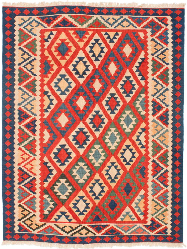Persialainen matto Kelim Fars 199x153 199x153, Persialainen matto kudottu