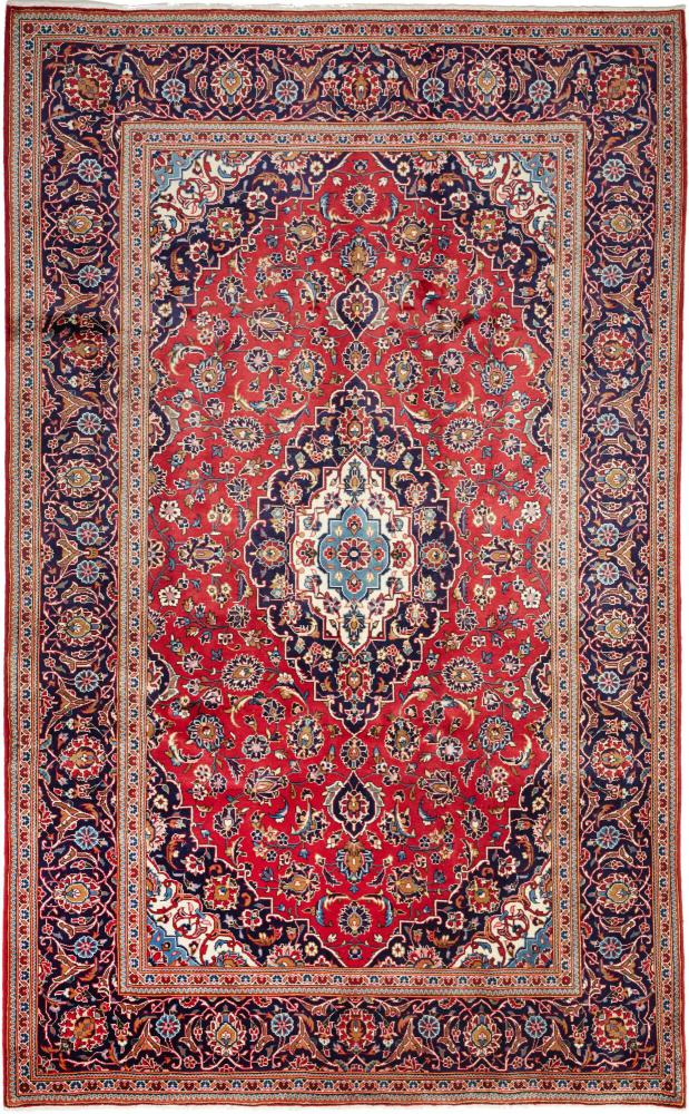 Tapis persan Kashan 313x199 313x199, Tapis persan Noué à la main