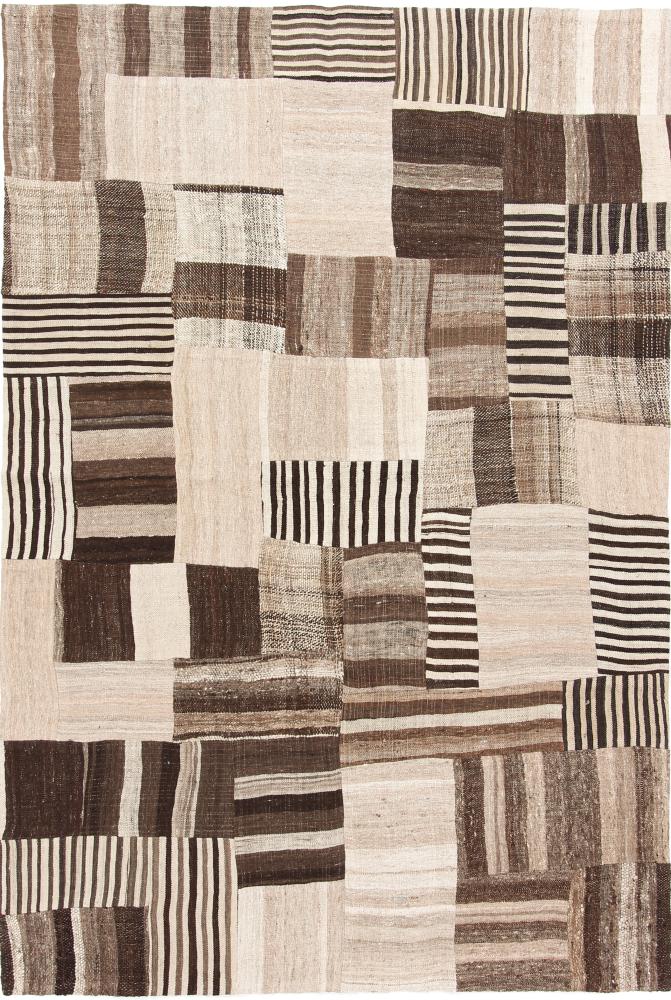 Persisk matta Kilim Fars Patchwork 8'4"x5'7" 8'4"x5'7", Persisk matta handvävd 