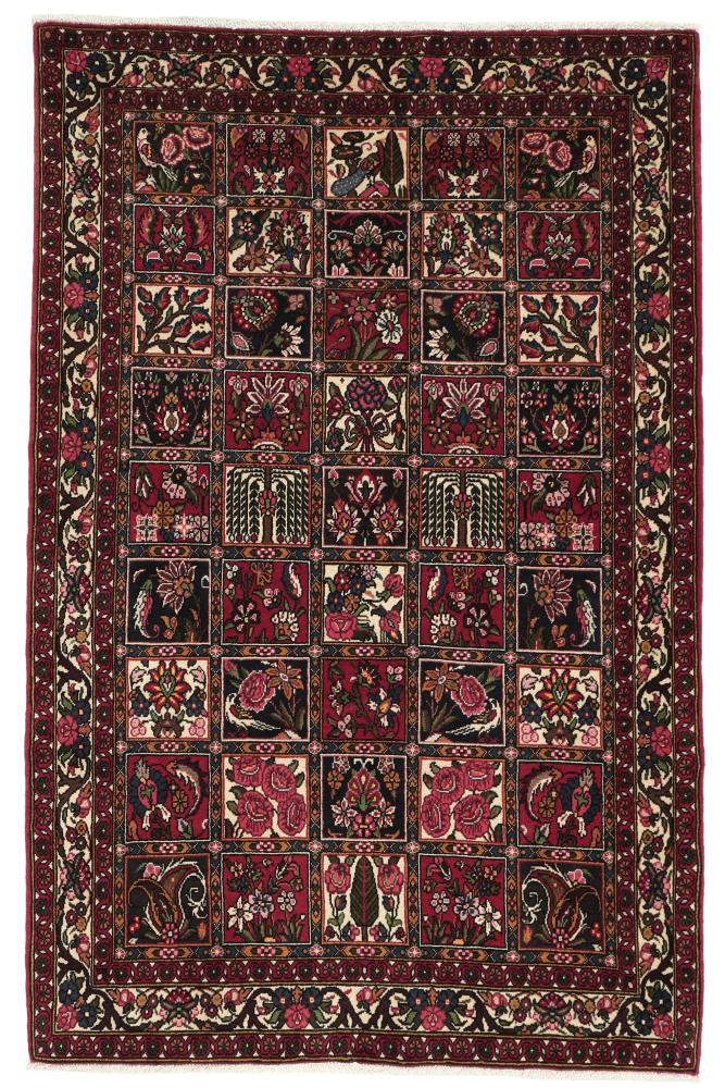 Perzisch tapijt Bakhtiari 4'10"x3'5" 4'10"x3'5", Perzisch tapijt Handgeknoopte