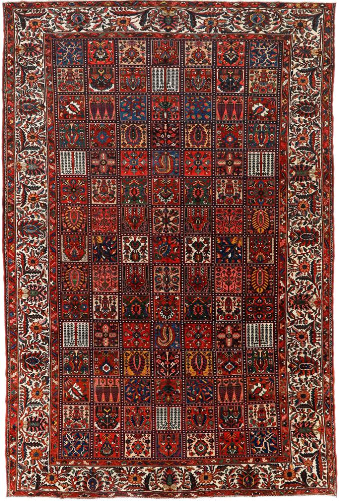 Persisk matta Bakhtiari 531x331 531x331, Persisk matta Knuten för hand