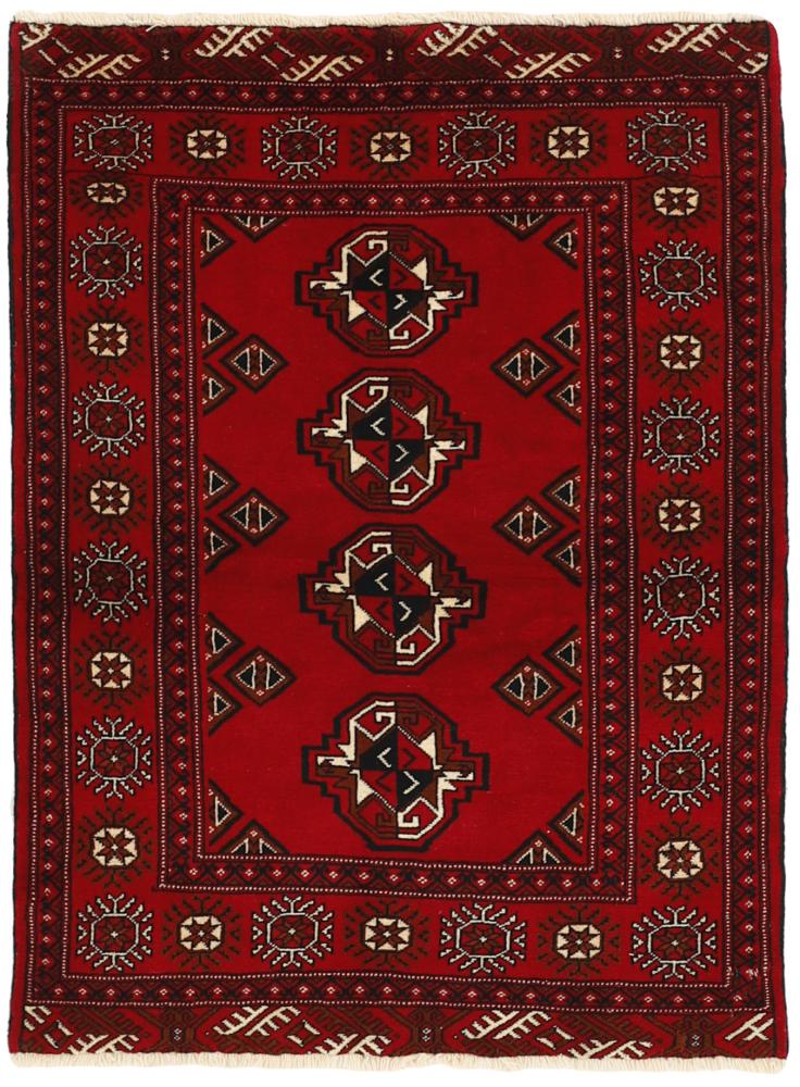 Persisk matta Turkaman 130x99 130x99, Persisk matta Knuten för hand