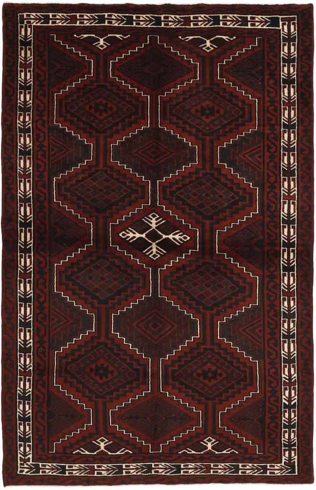 Tapis persan Lori 165x168 165x168, Tapis persan Noué à la main