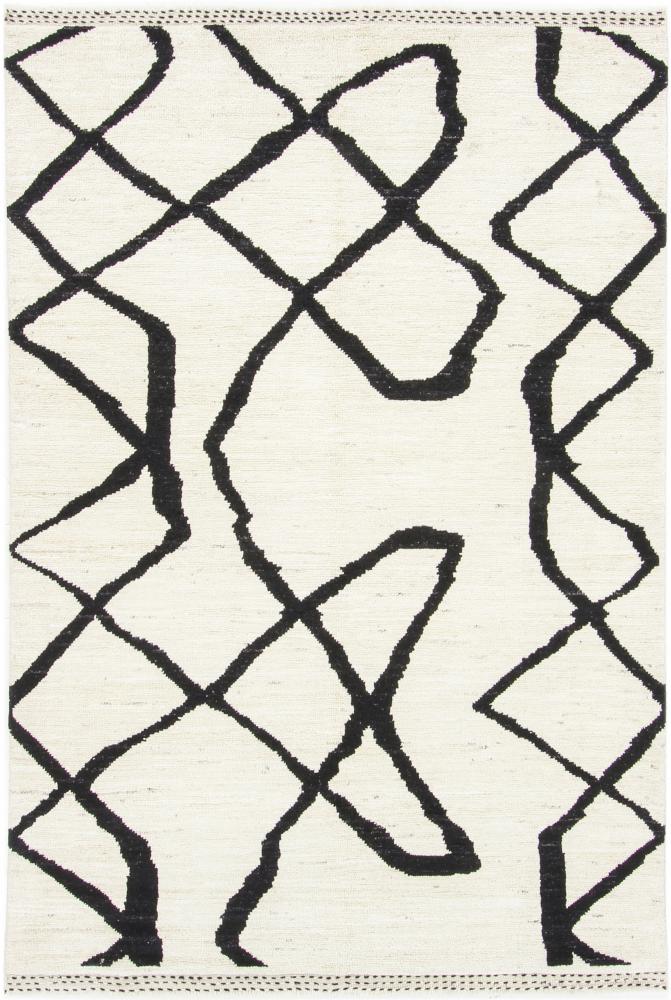 Afghanska mattan Berber Design 240x160 240x160, Persisk matta Knuten för hand