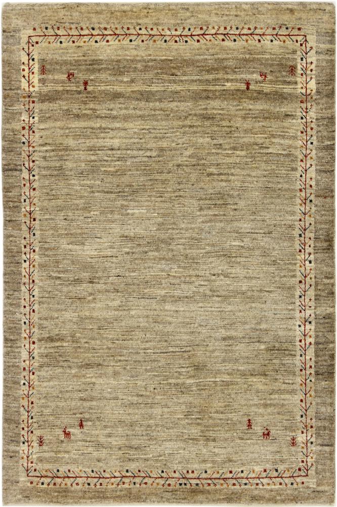 Tappeto persiano Persia Gabbeh Loribaft 4'2"x2'9" 4'2"x2'9", Tappeto persiano Annodato a mano