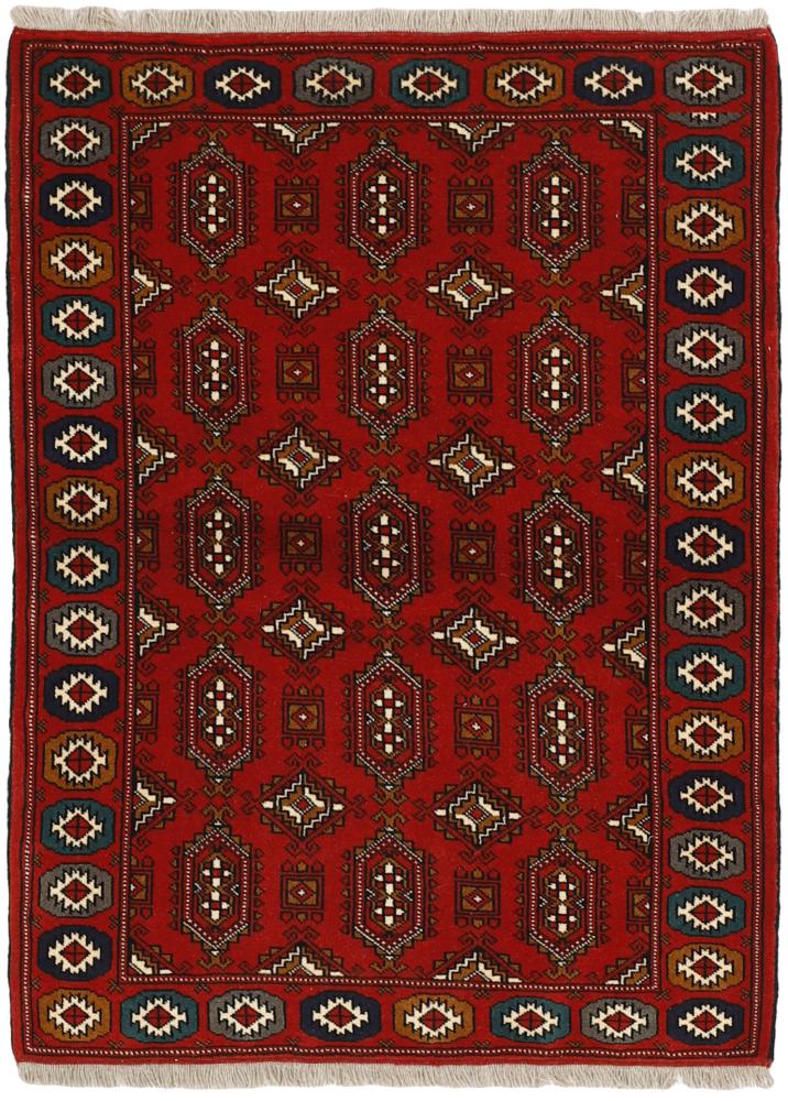 Persisk matta Turkaman 146x106 146x106, Persisk matta Knuten för hand