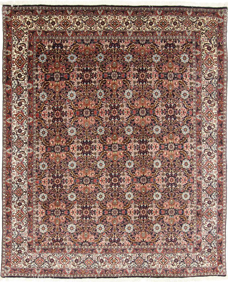 Persian Rug Bidjar 8'1"x6'9" 8'1"x6'9", Persian Rug Knotted by hand