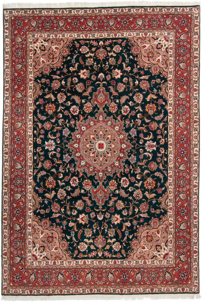 Tappeto persiano Tabriz 50Raj 8'8"x6'3" 8'8"x6'3", Tappeto persiano Annodato a mano