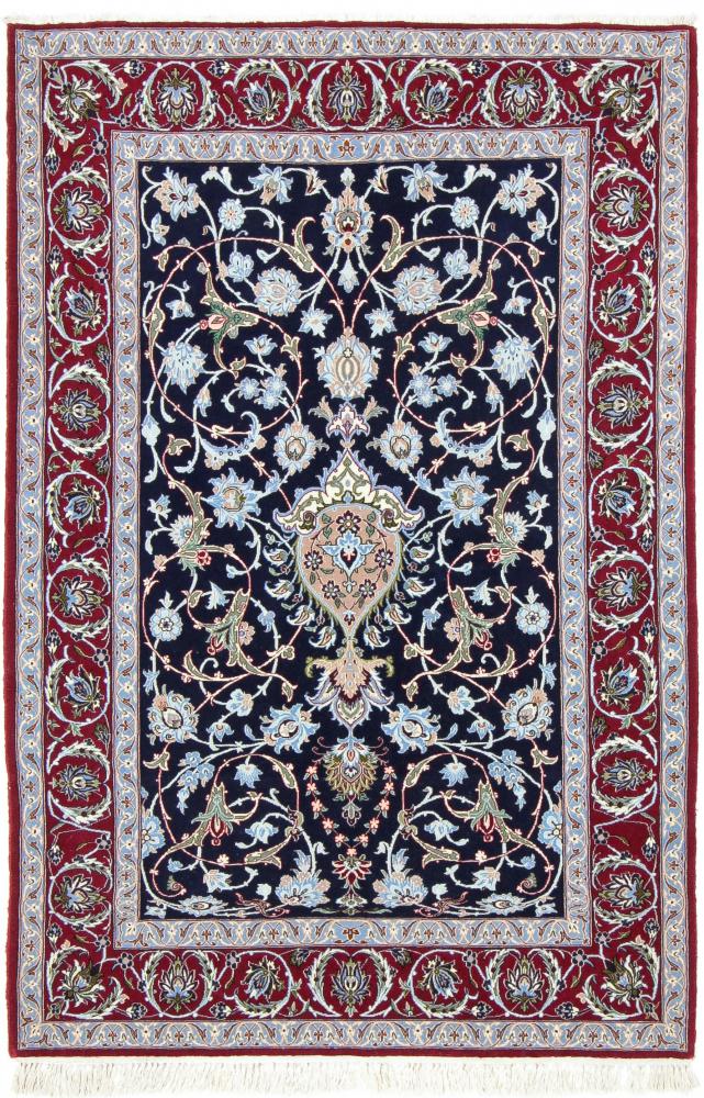 Perserteppich Isfahan Seidenkette 170x111 170x111, Perserteppich Handgeknüpft