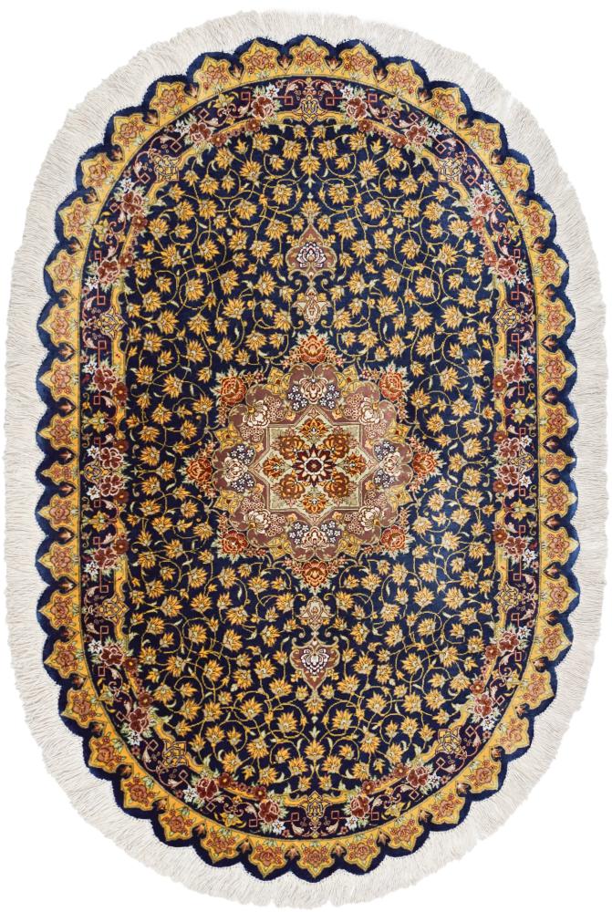 Persian Rug Qum Silk 86x58 86x58, Persian Rug Knotted by hand