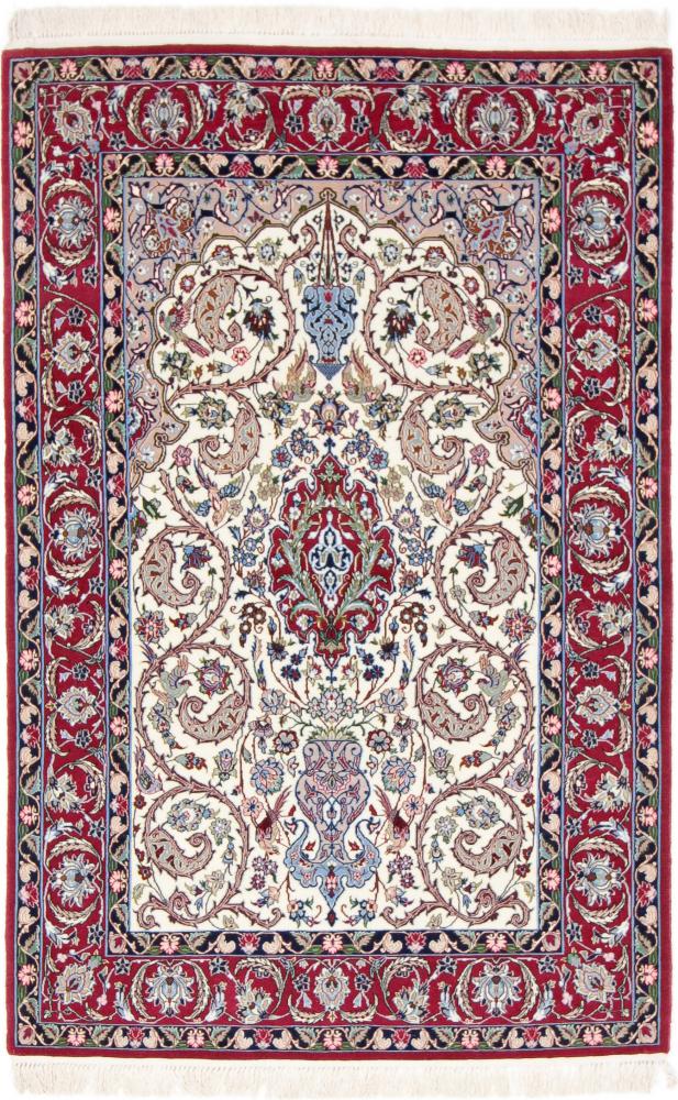 Persisk teppe Isfahan Silkerenning 165x110 165x110, Persisk teppe Knyttet for hånd