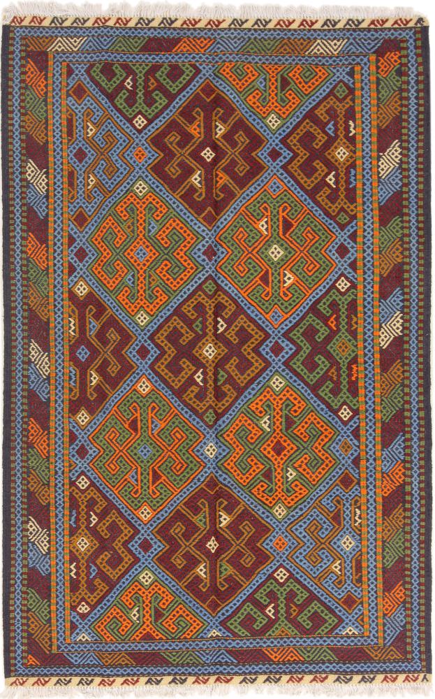 Afghansk tæppe Kelim Afghan 186x120 186x120, Persisk tæppe Håndvævet