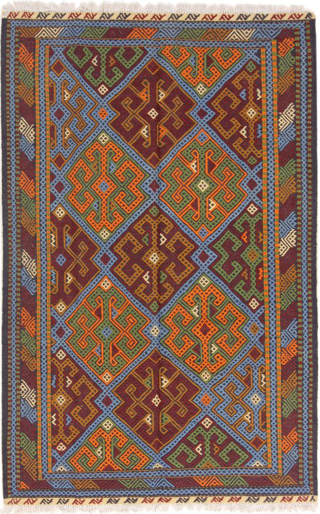 Afghansk teppe Kelim Afghan 186x120 186x120, Persisk teppe Handwoven 