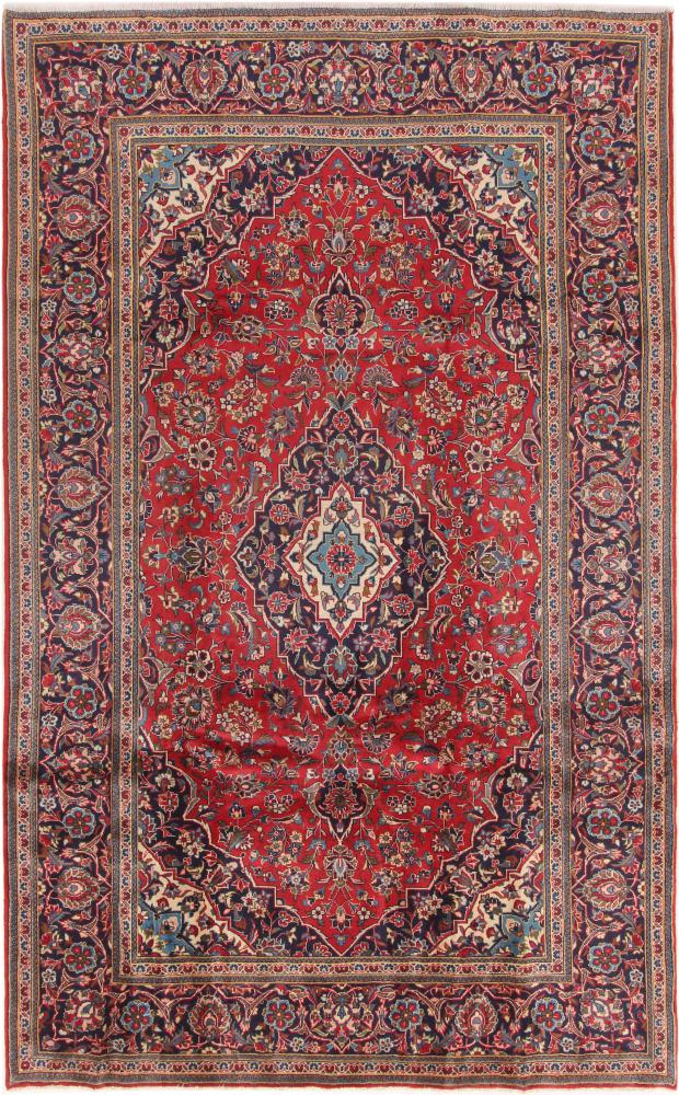 Persian Rug Keshan 10'5"x6'5" 10'5"x6'5", Persian Rug Knotted by hand