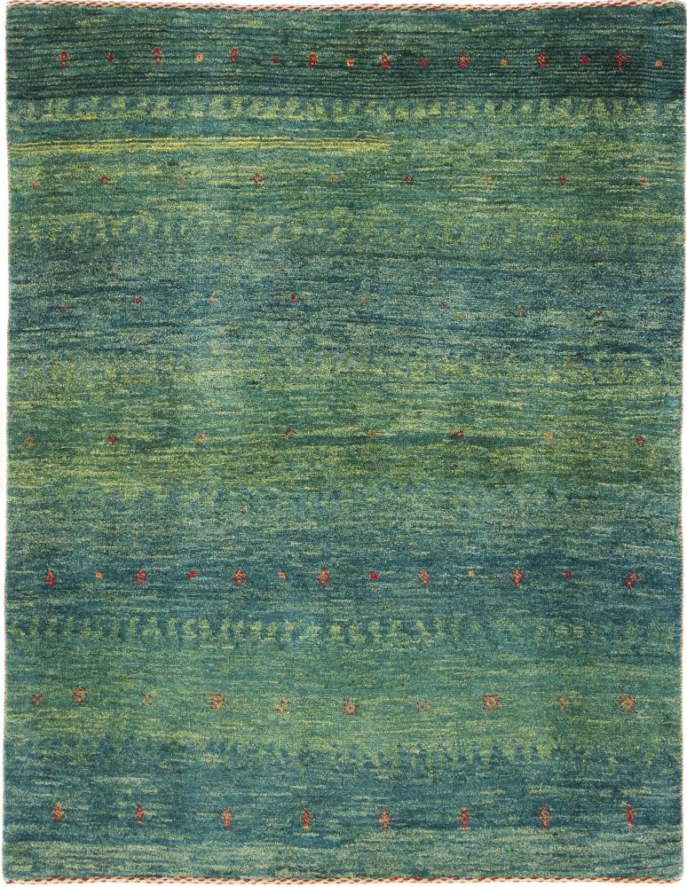 Tapis persan Persan Gabbeh Loribaft Atash 146x116 146x116, Tapis persan Noué à la main