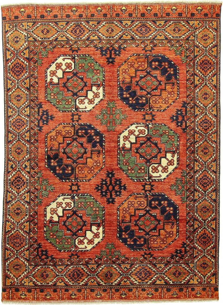 Afghan rug Afghan Ersari 206x152 206x152, Persian Rug Knotted by hand