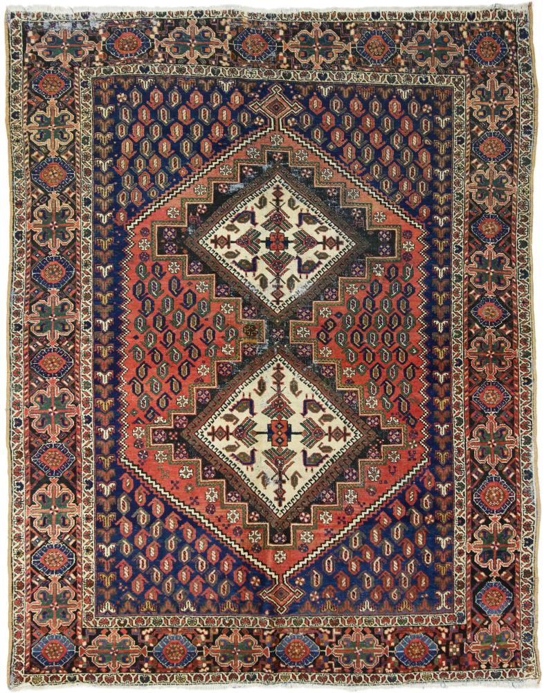 Perzisch tapijt Senneh 171x131 171x131, Perzisch tapijt Handgeknoopte