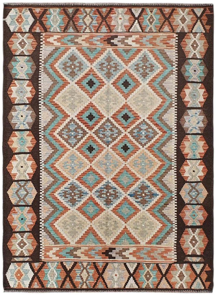 Afghan rug Kilim Afghan 5'11"x4'3" 5'11"x4'3", Persian Rug Woven by hand