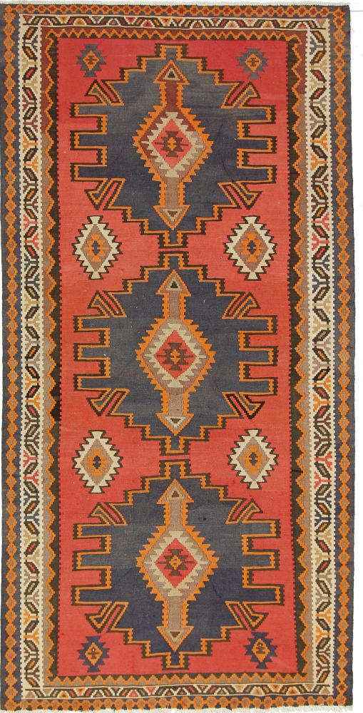 Perserteppich Kelim Fars Azerbaijan Antik 307x153 307x153, Perserteppich Handgewebt